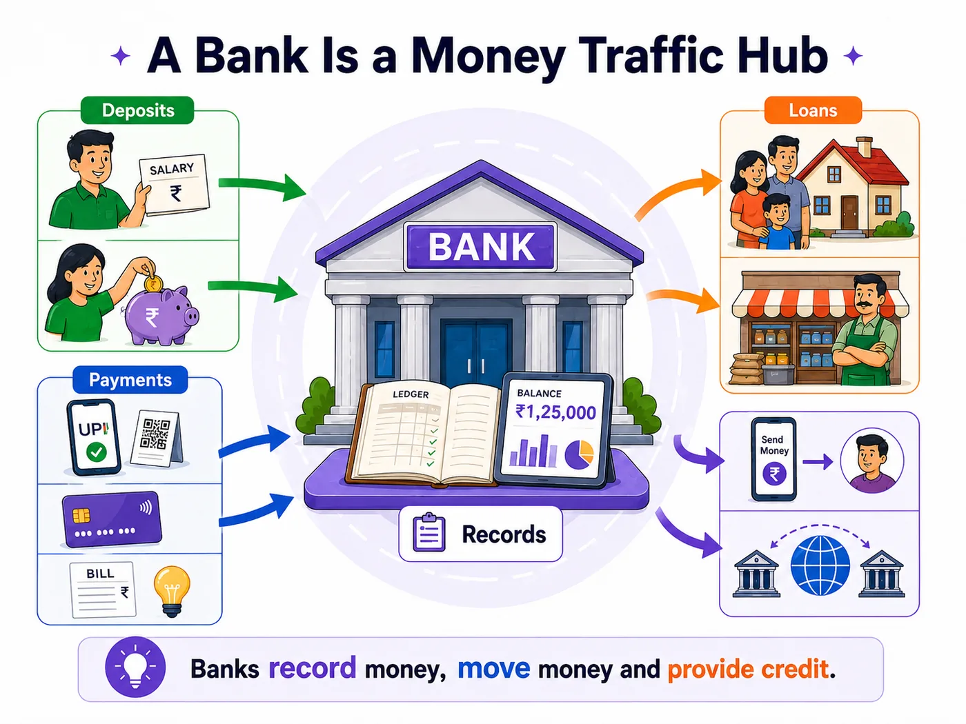 What a bank really does